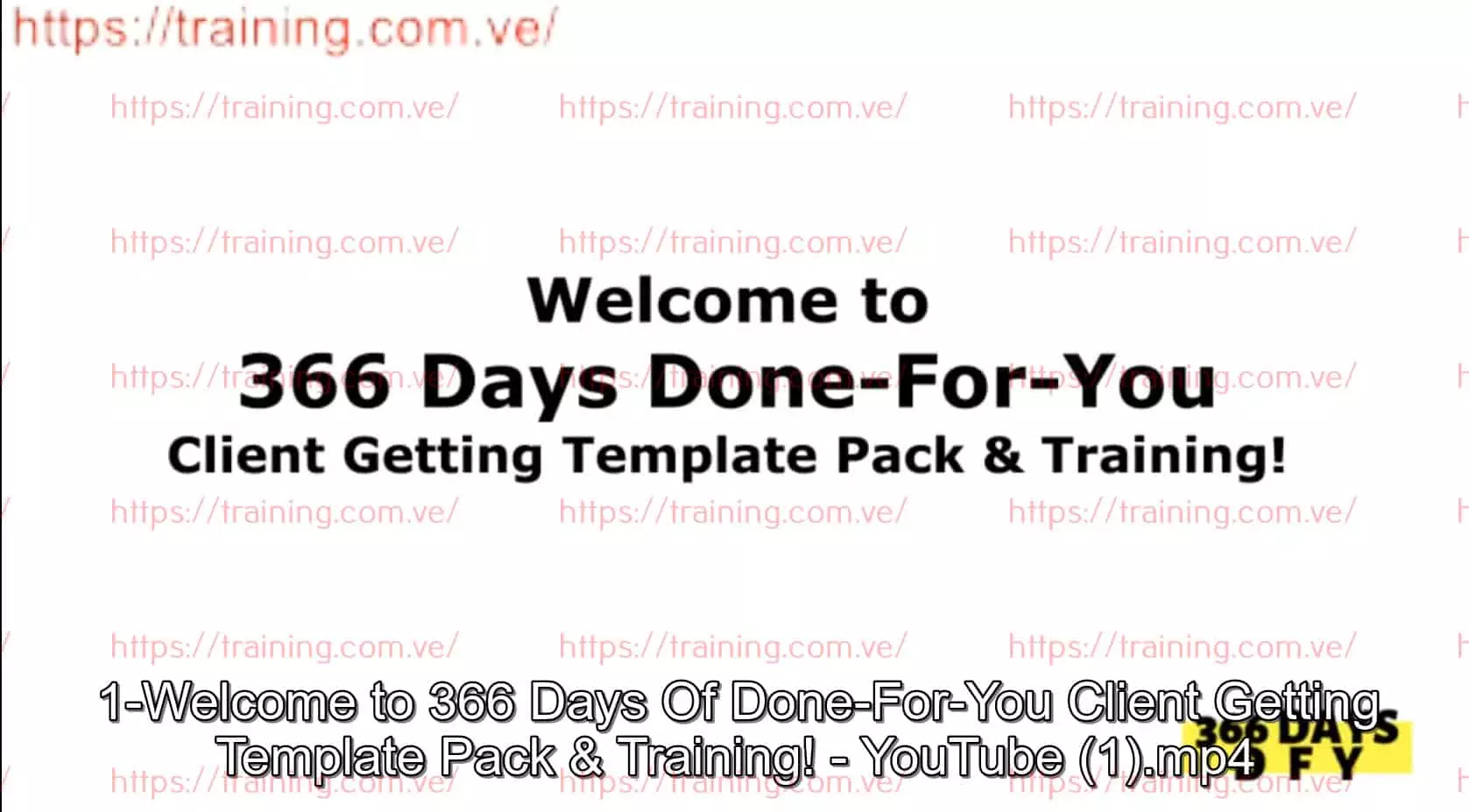 366 Days of Done-For-You Client Getting by Mike Shreeve Discount