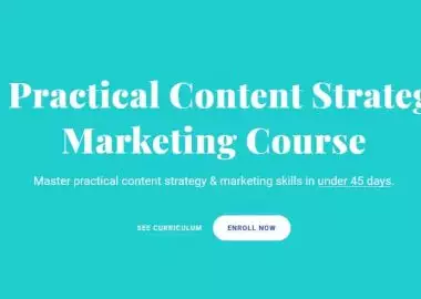 The Practical Content Strategy & Marketing Course by Julia McCoy